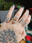 Coral Wrap Ring