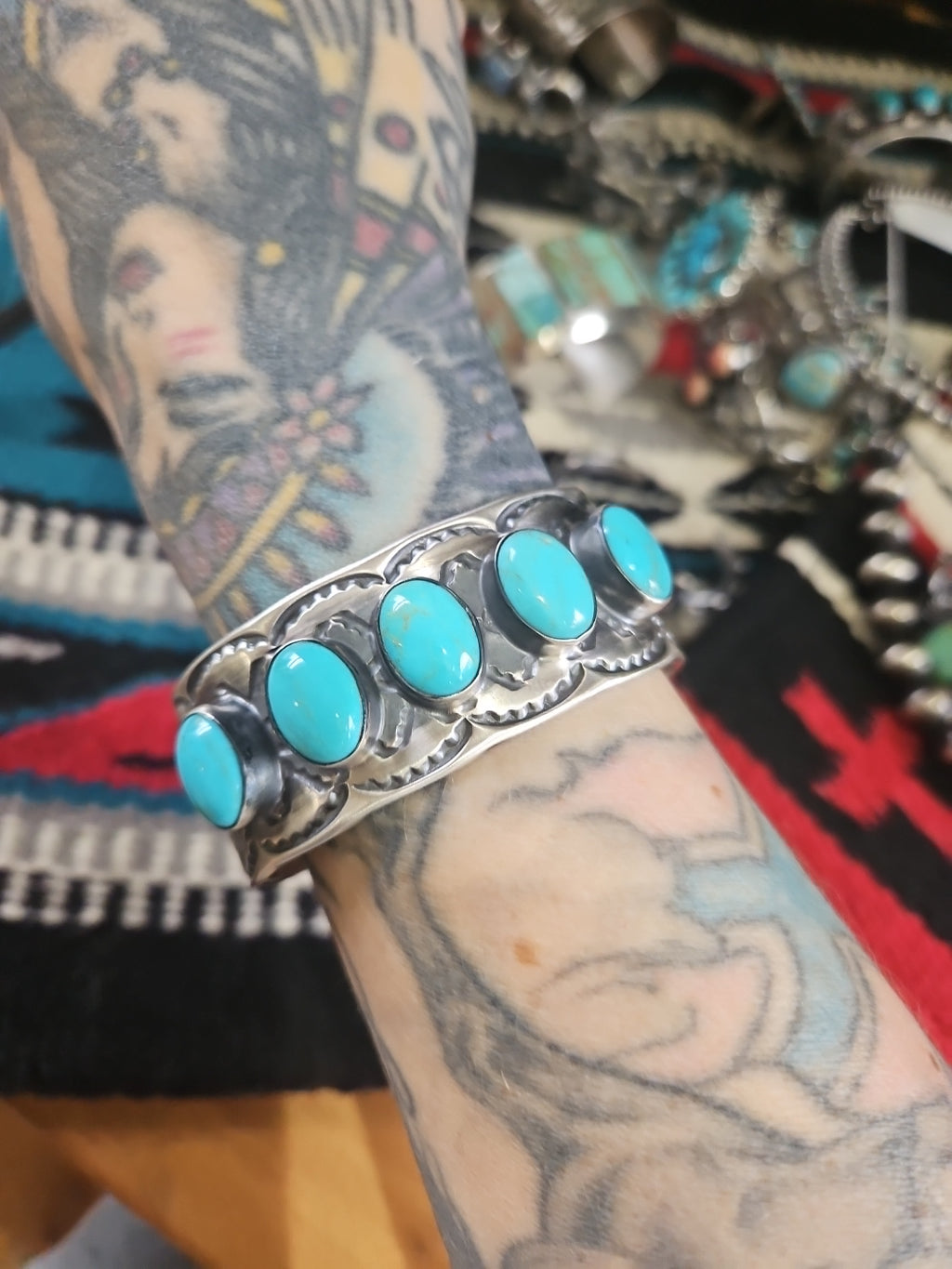 Turquoise Chimney Butte Cuff