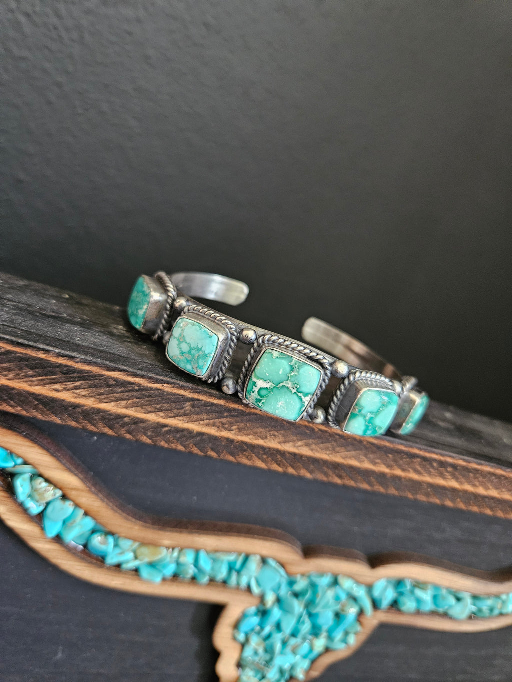 White Water Turquoise Cuff