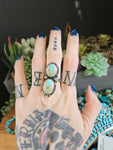 Ribbon Turquoise Ring #1 (Size 7)