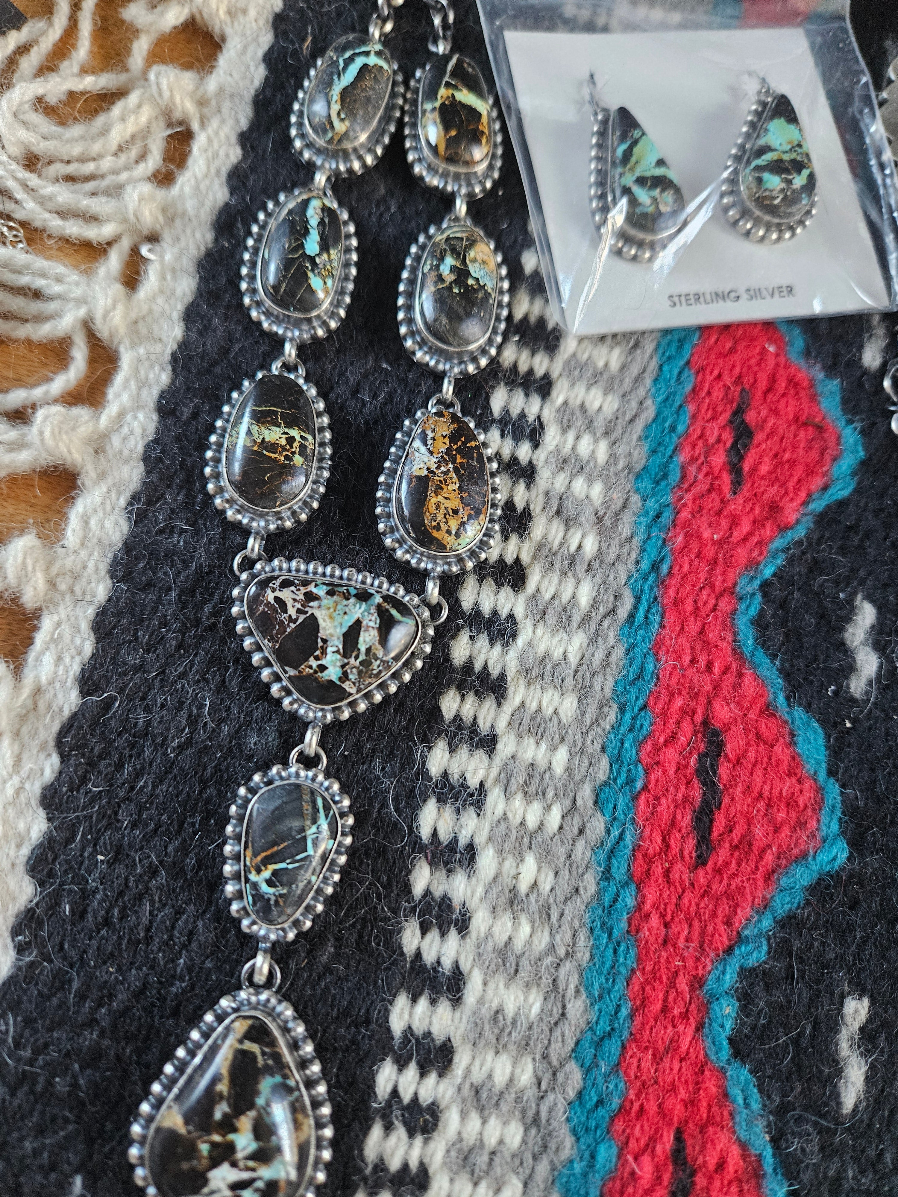 Blackjack Lariat Necklace Set SALE