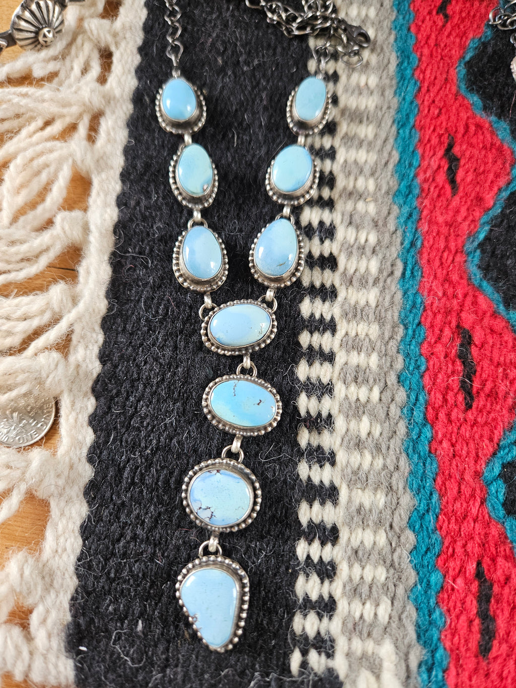 Golden Hills Turquoise Lariat