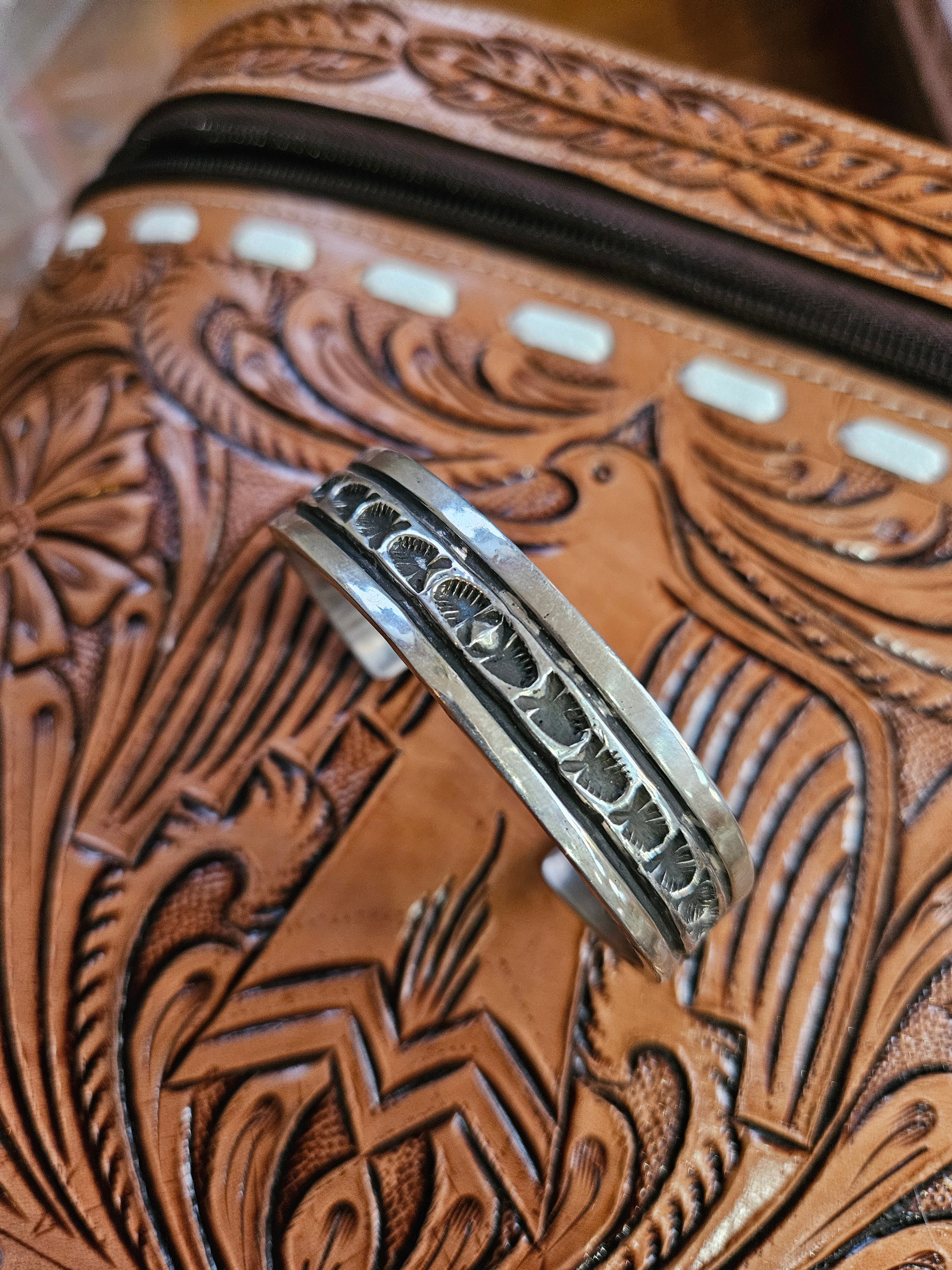 Heavy Chimney Butte Silver Stacker Cuff