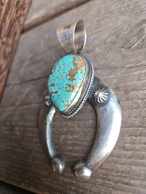 Chimney Butte Number 8 Turquoise Statement Naja