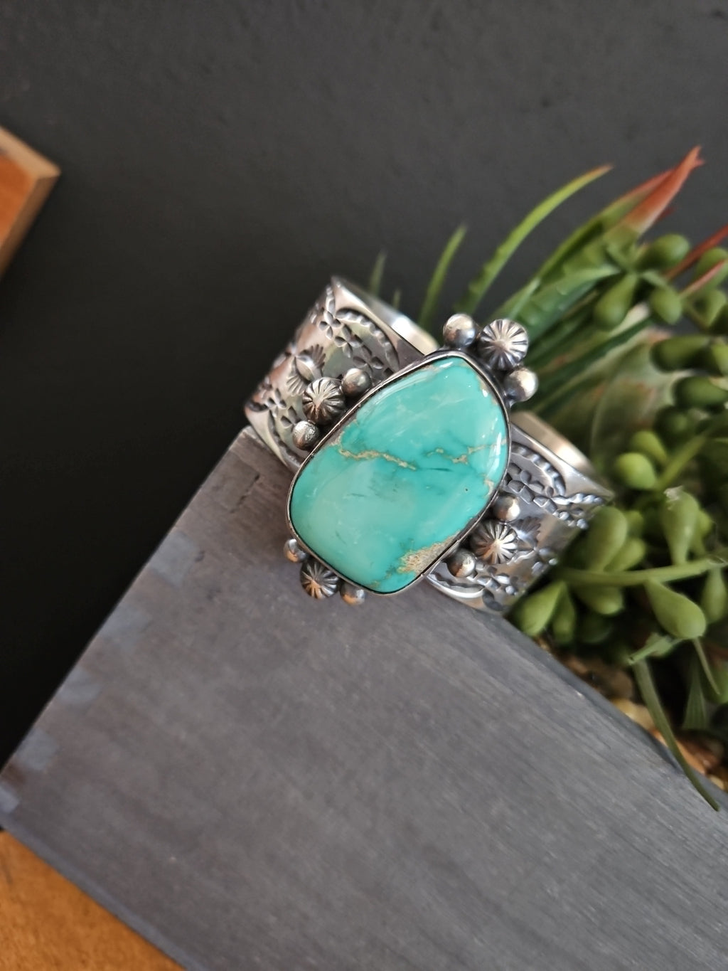 Chimney Butte Emerald Valley Turquoise Statement Cuff SALE