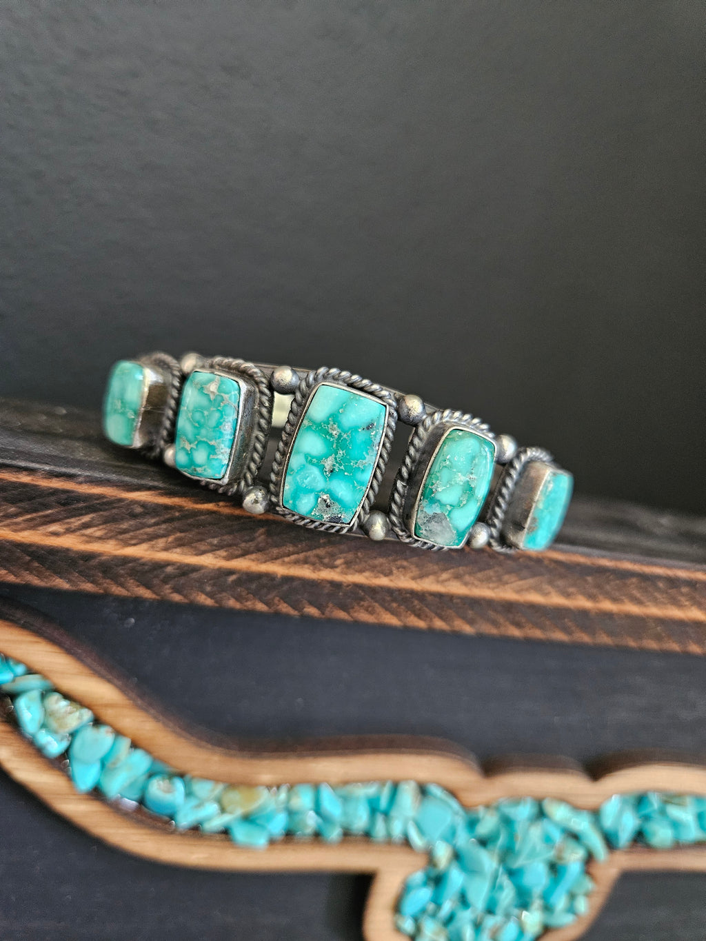 White Water Turquoise Cuff