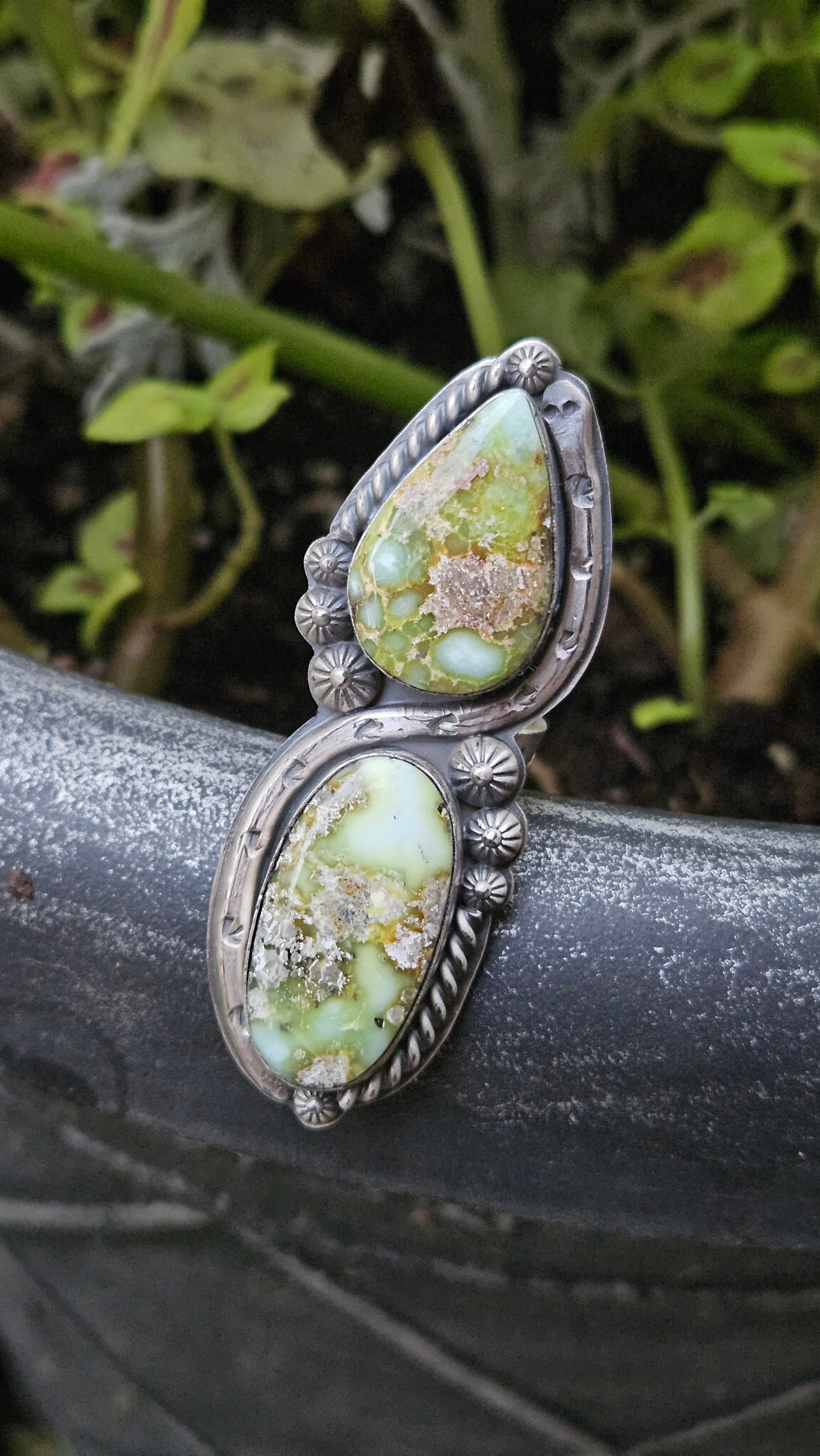 BIG Palomino Snake Statement Ring