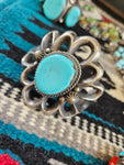 Sandcast Turquoise Chimney Butte Cuff