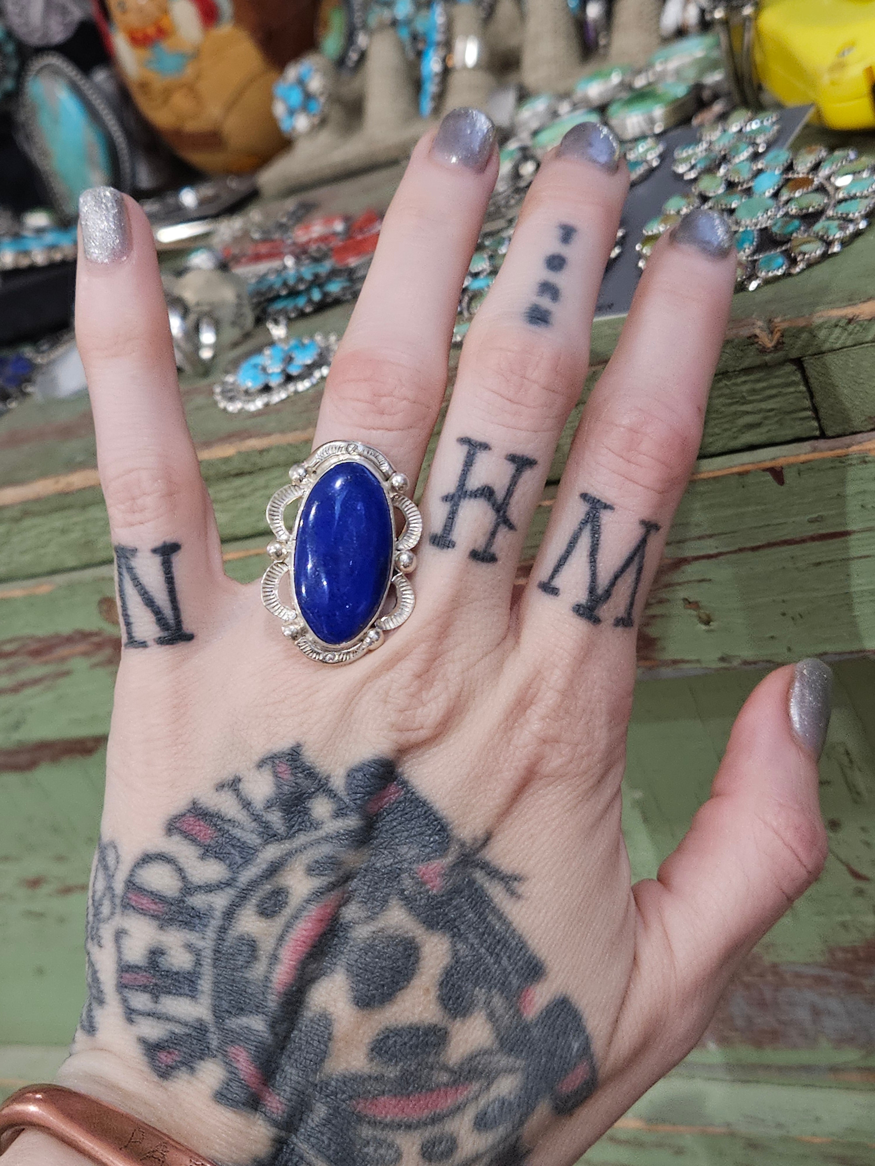 Blue Lapis Ring
