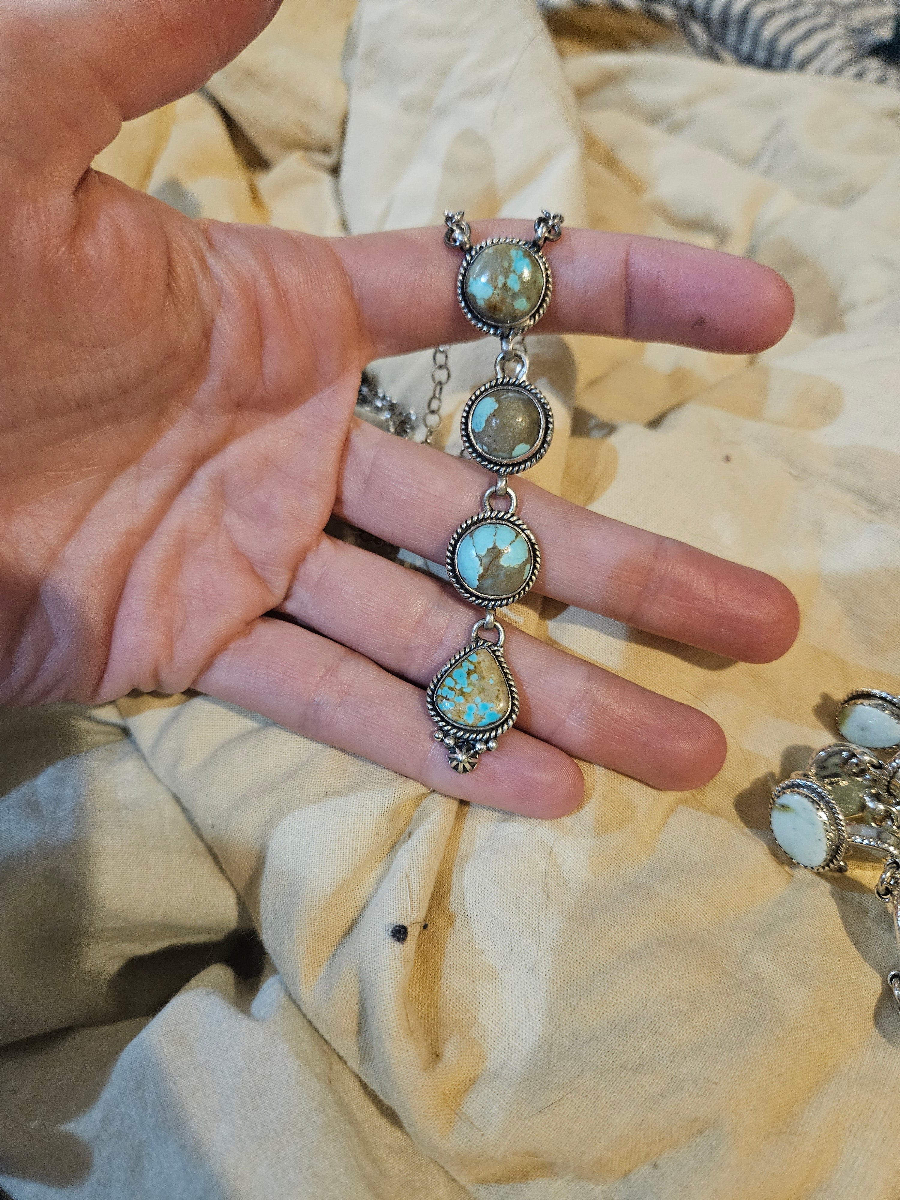 Turquoise Lariat Necklace