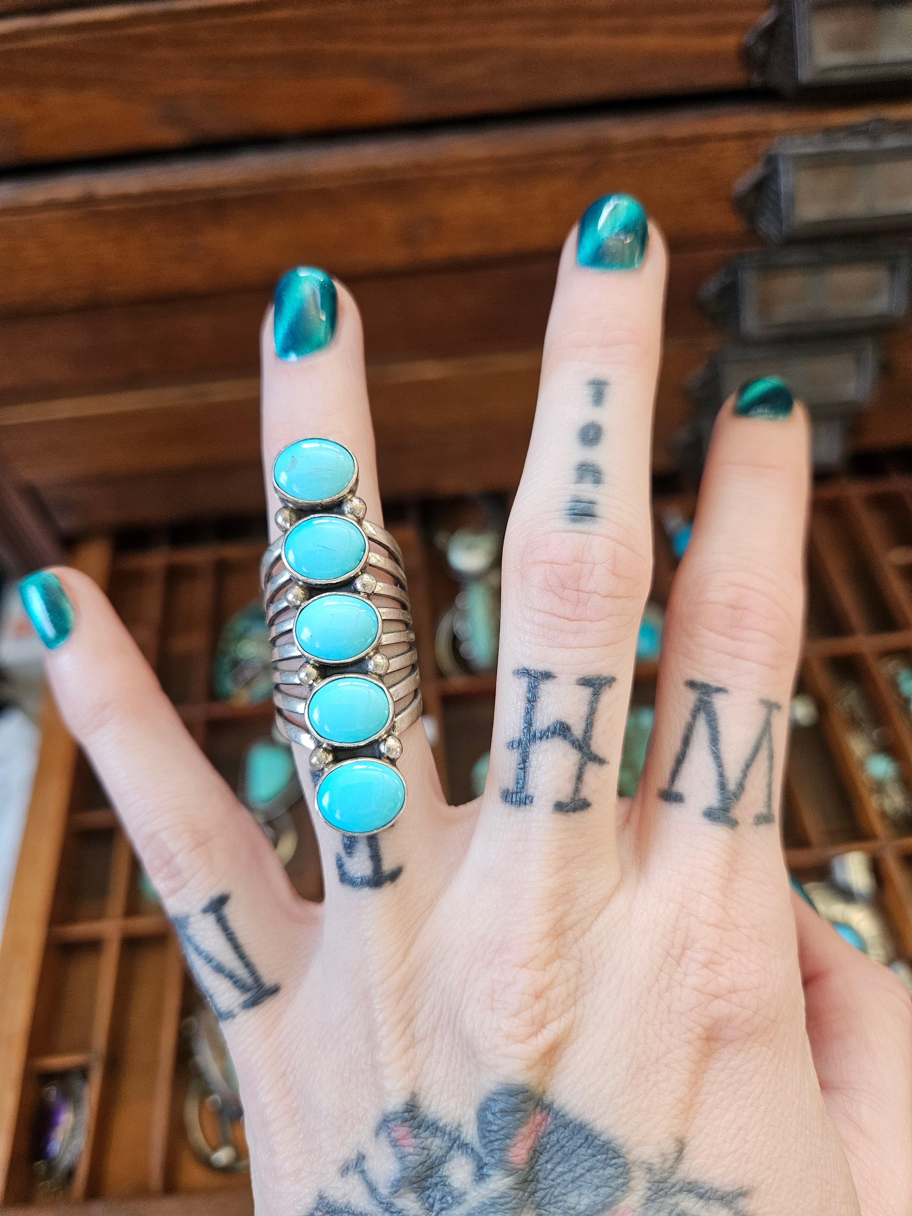 Sleeping Beauty Turquoise Totem Pendant SALE