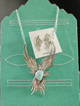 Golden Hills Turquoise Statement Necklace Set