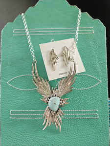 Golden Hills Turquoise Statement Necklace Set