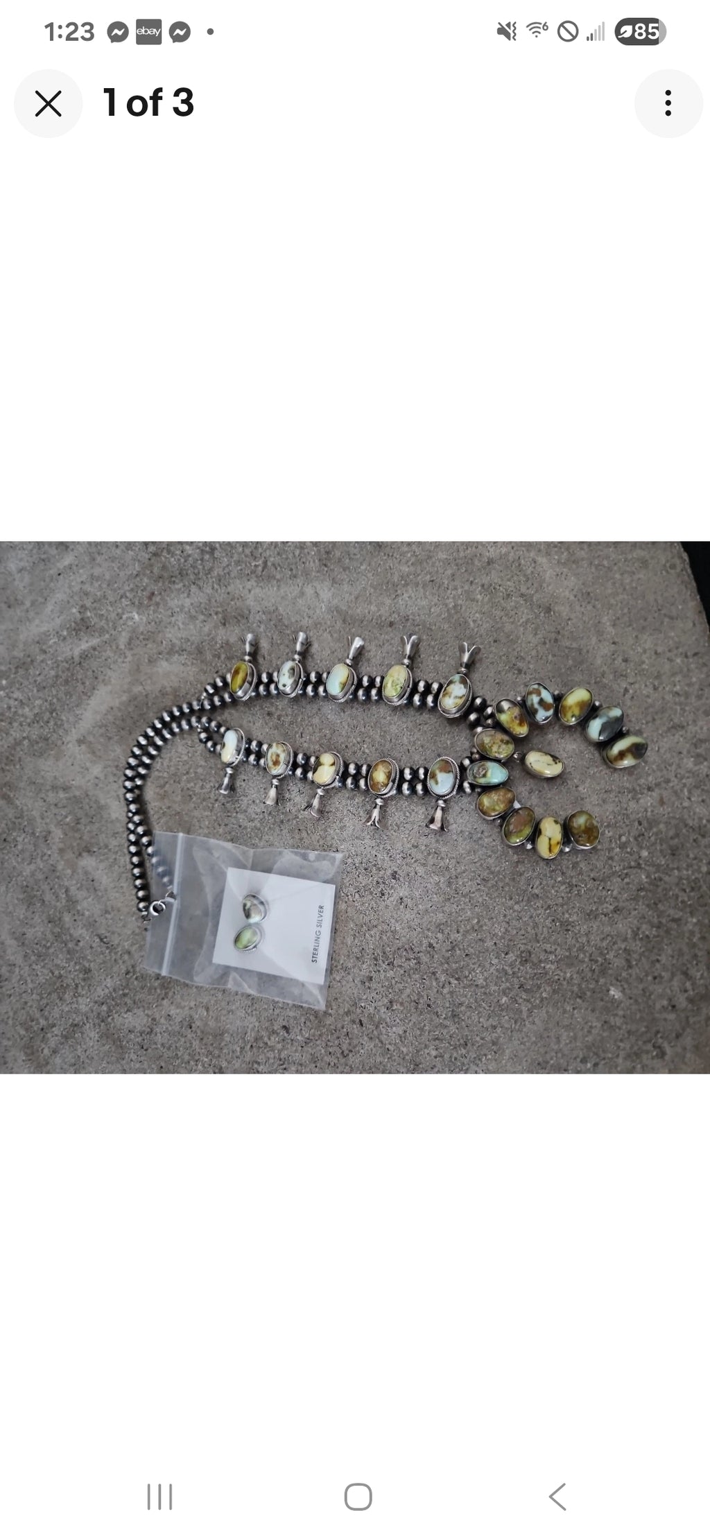 Palomino Squash Blossom Necklace Set SALE