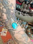 Turquoise Chevron Cuff