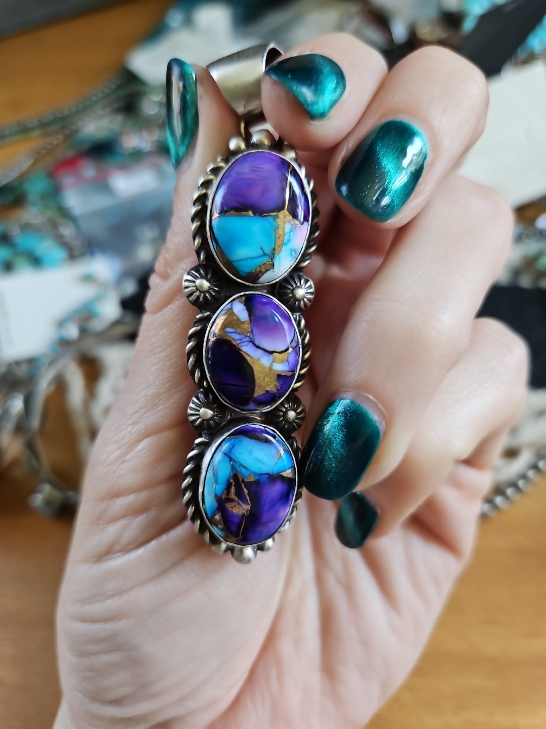 Purple Totem Pendant #1