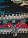 Vintage Turquoise Petit Point Necklace