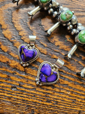 Purple Haze Dahlia Pendant