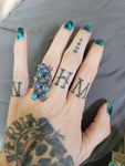 Purple Mojave Cluster Ring