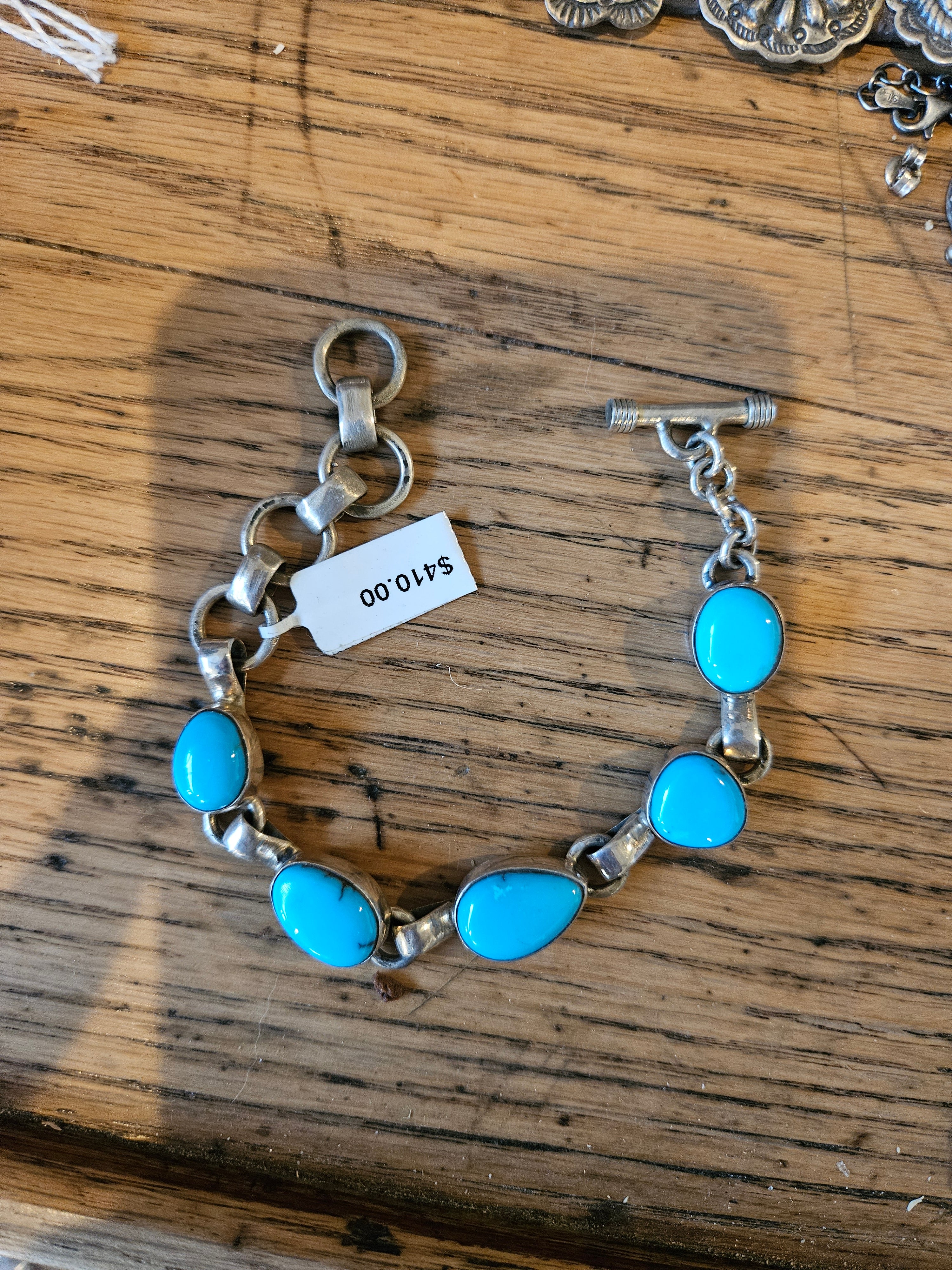 Turquoise Link Bracelet SALE