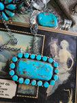 Turquoise Cluster Necklace SALE