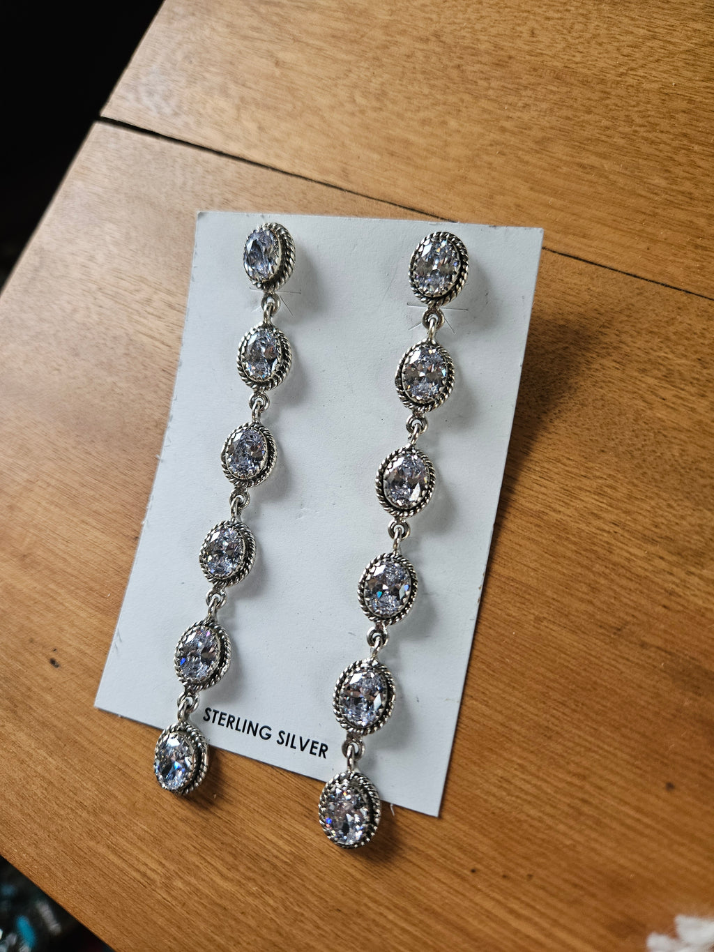 CZ Chandelier Sparkle Statement Earrings SALE