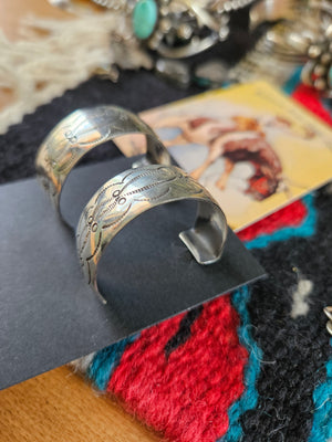 Thick Sterling Hoop Earrings SALE