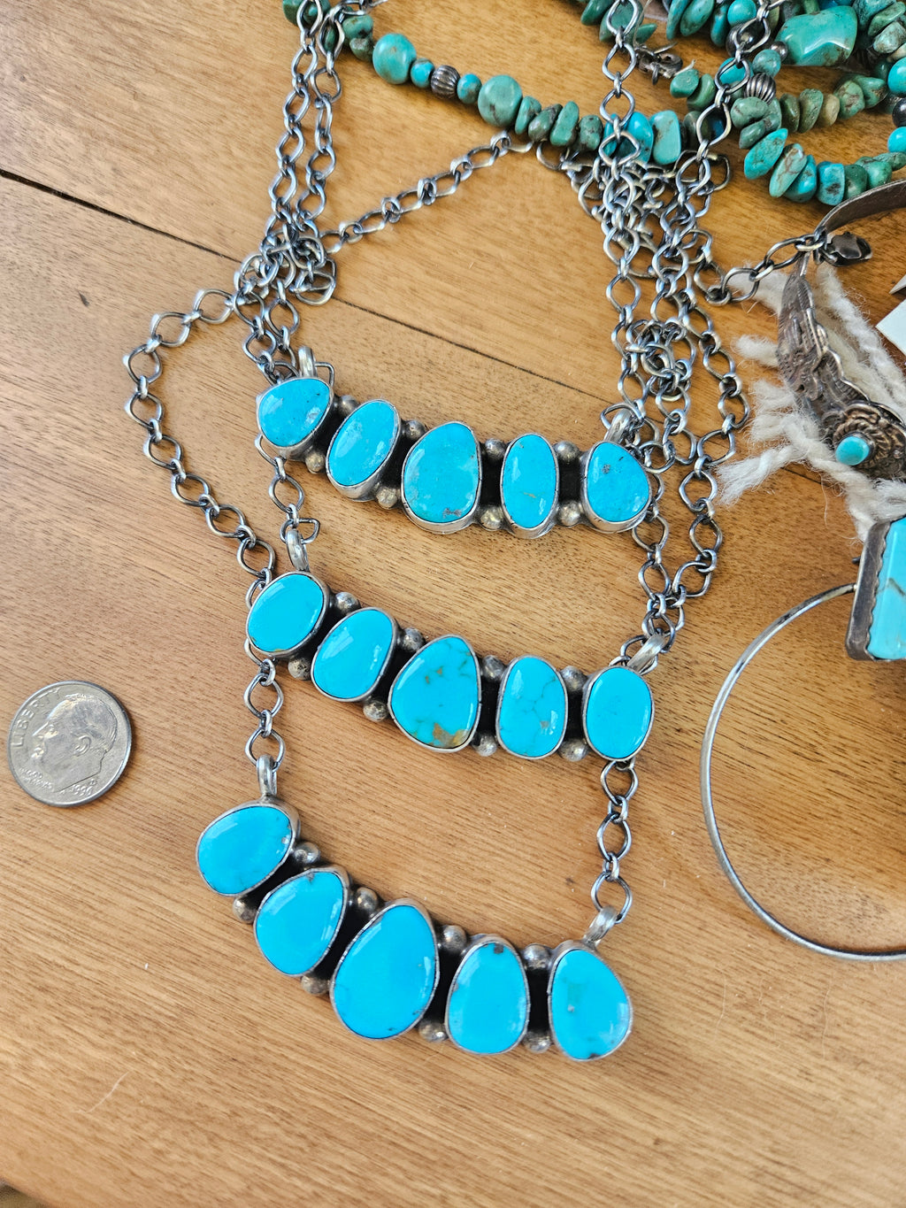 Turquoise Bar Necklace