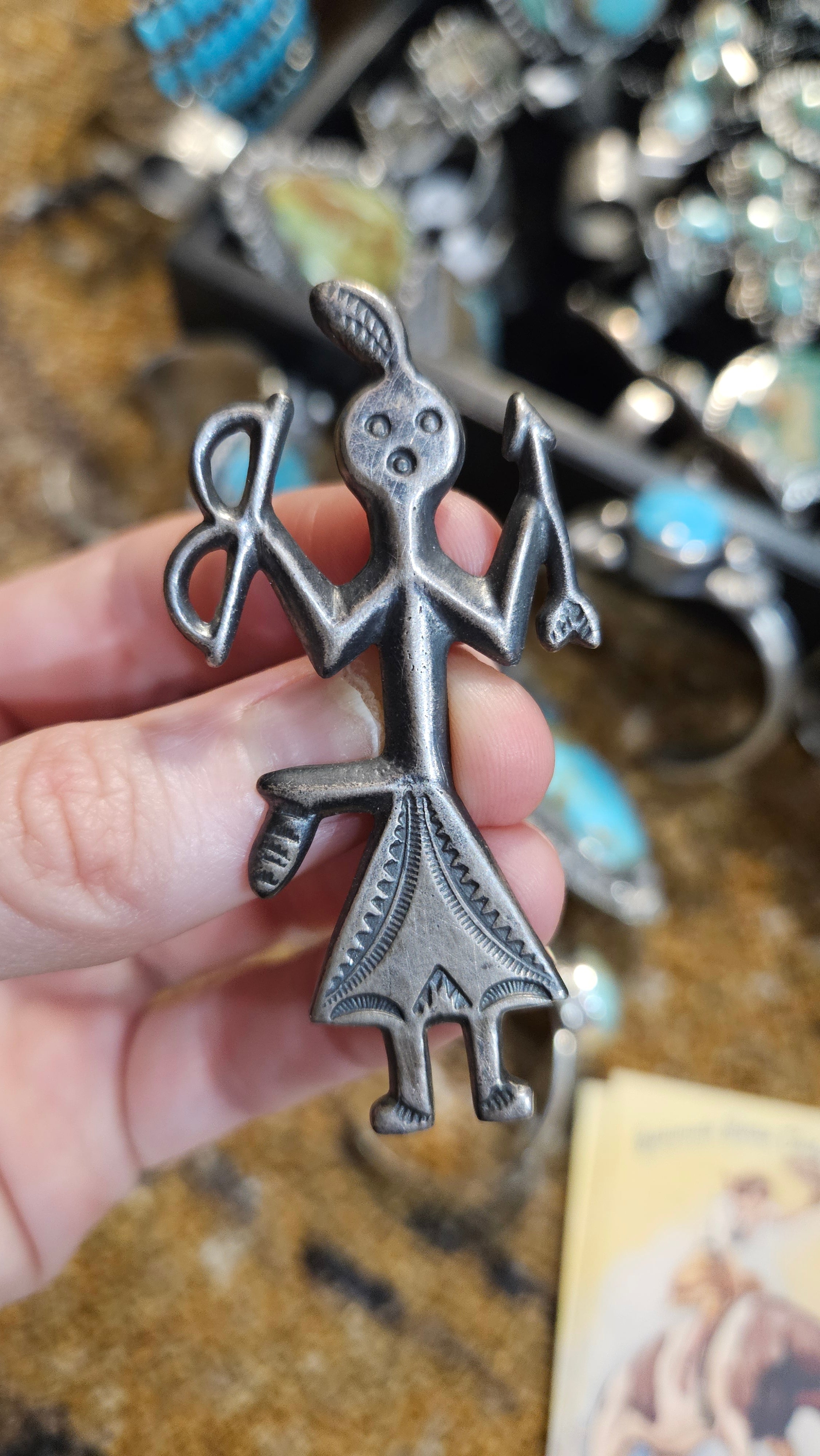 Vintage Warrior Pin – Backwoods Barbie Couture