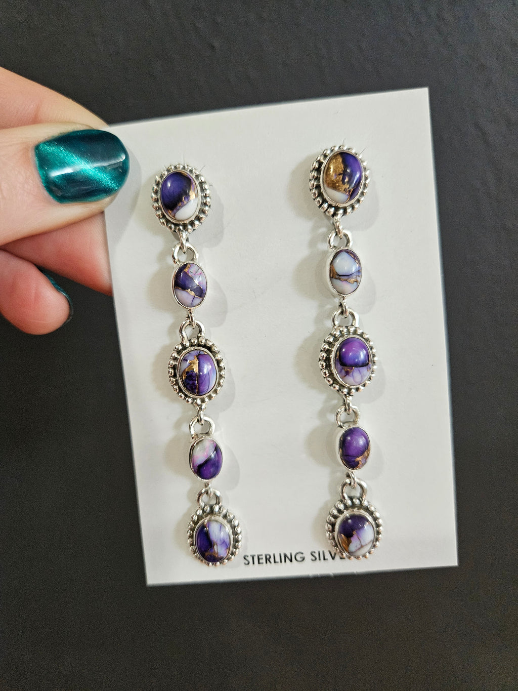 Violet Rose Chandelier Earrings SALE