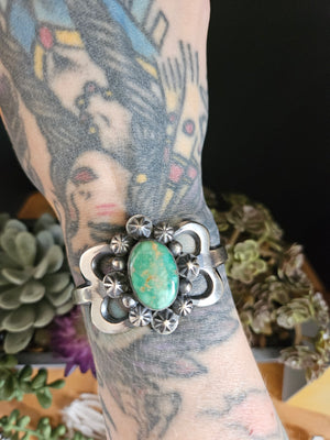 Chimney Butte Sonoran Gold Turquoise Cuff