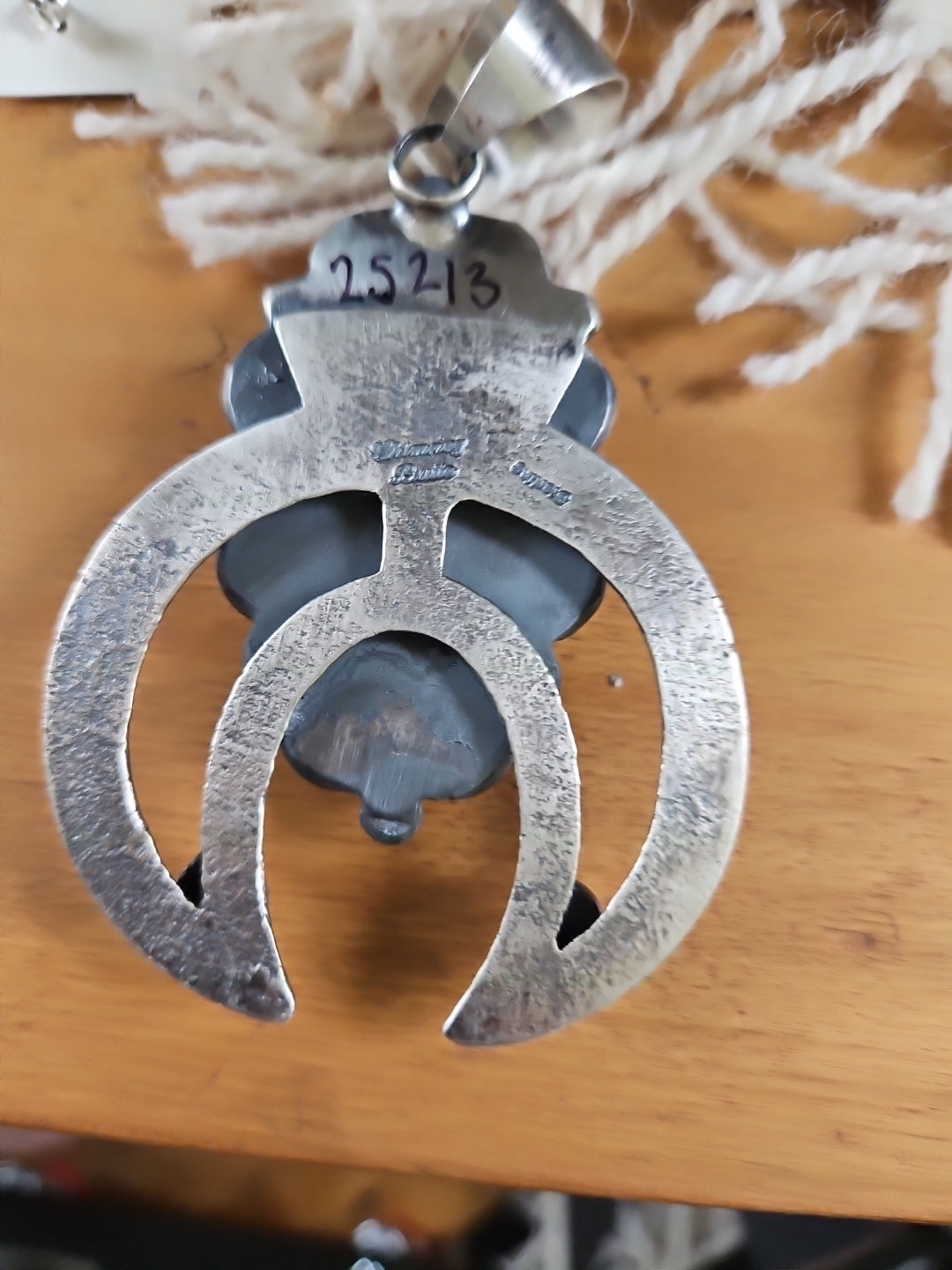 THICK Number 8 Turquoise Naja Pendant SALE