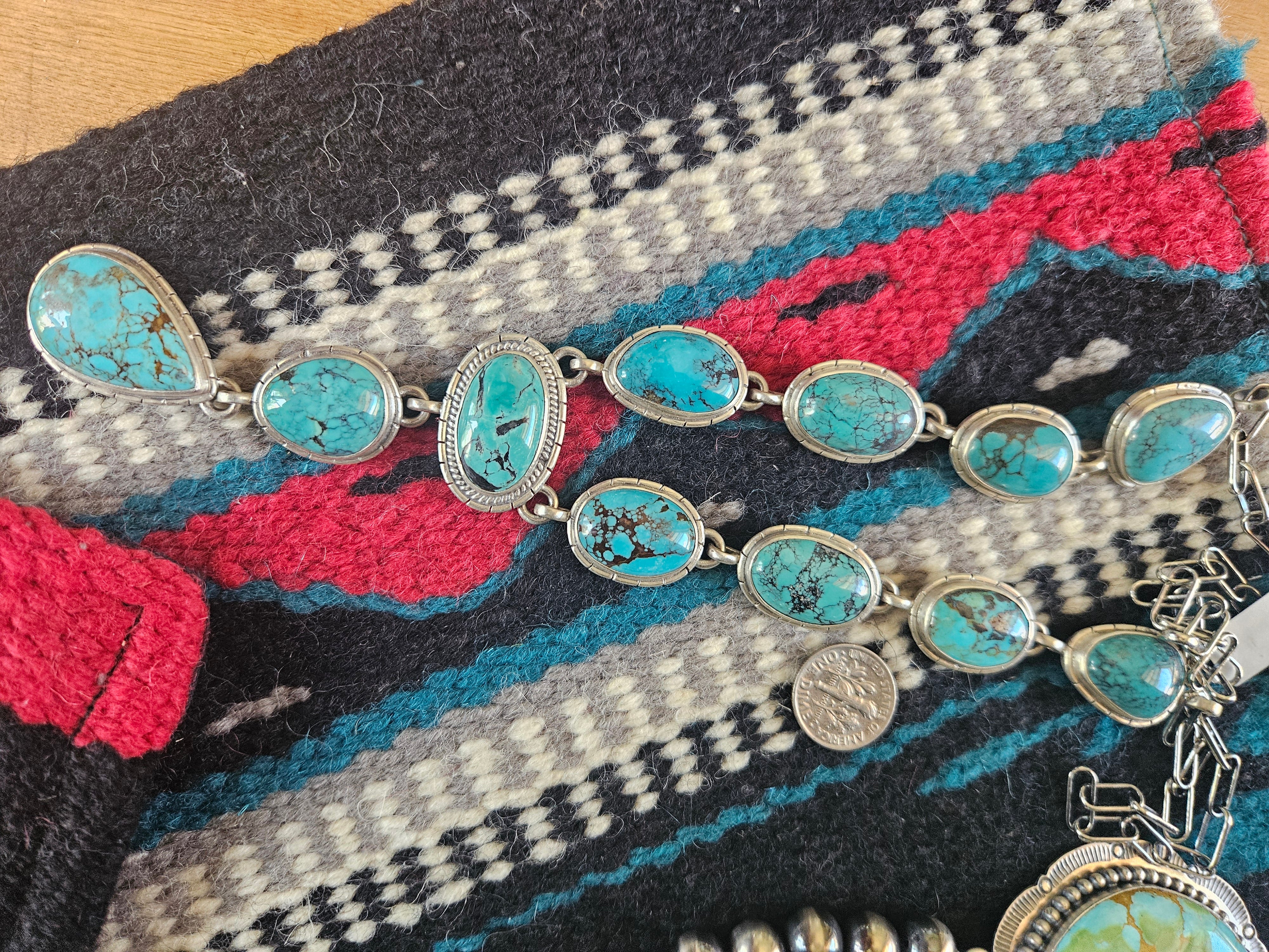 Turquoise Lariat Necklace