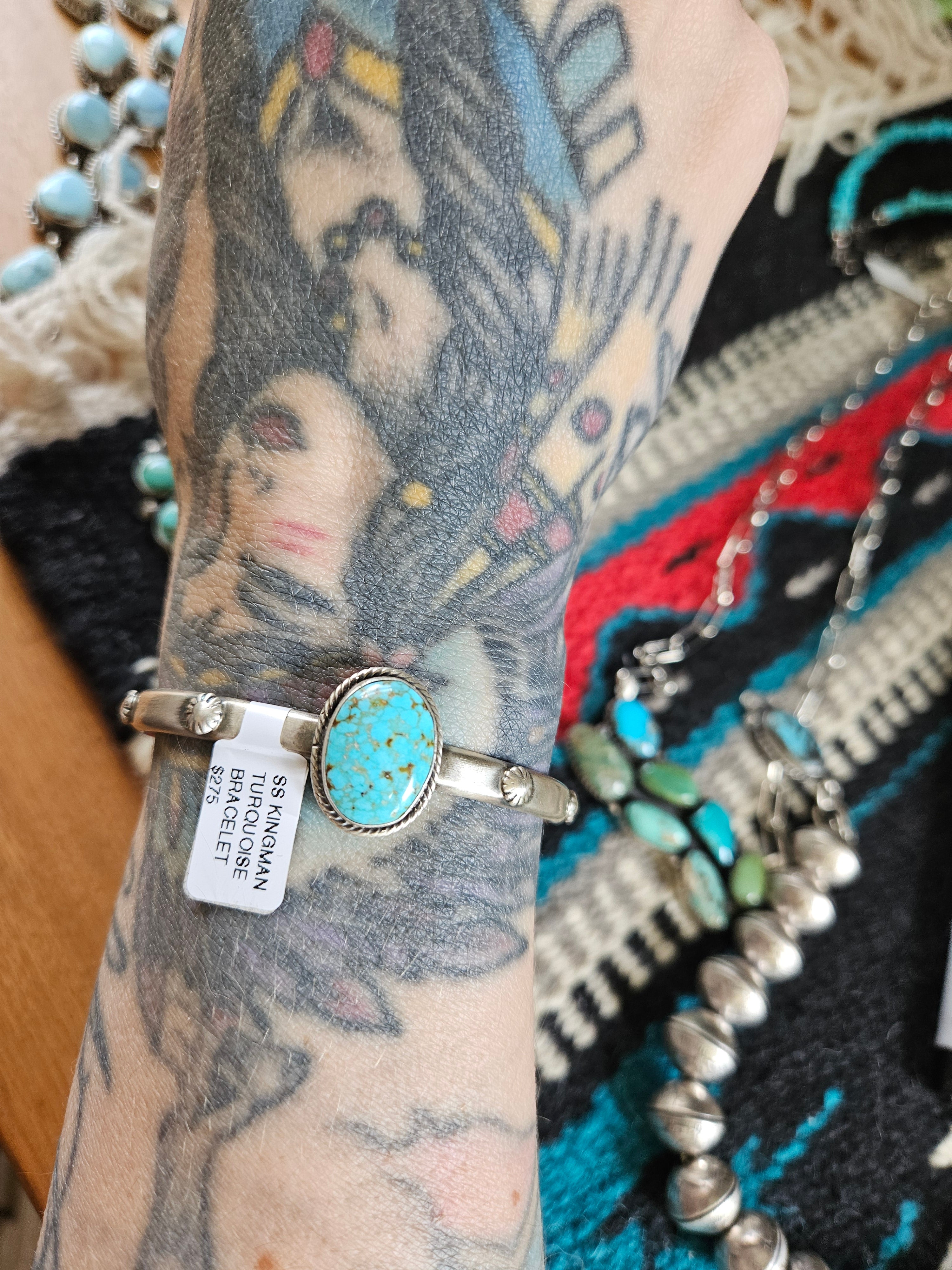 Kingman Turquoise Stacker Cuff