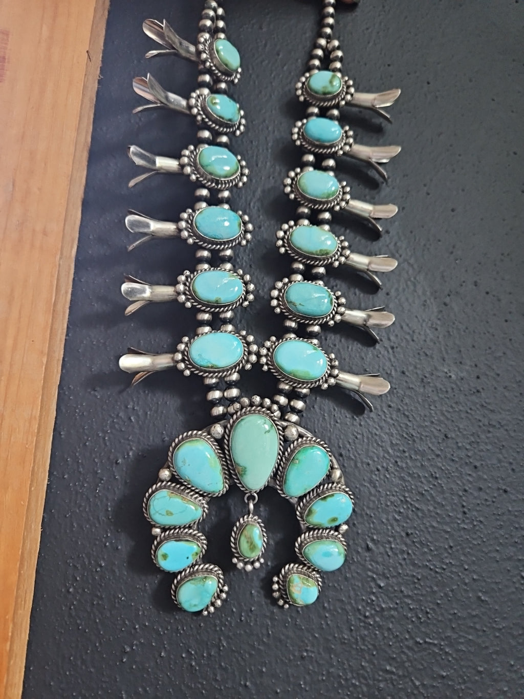 Sonoran Gold Squash Blossom Necklace SALE