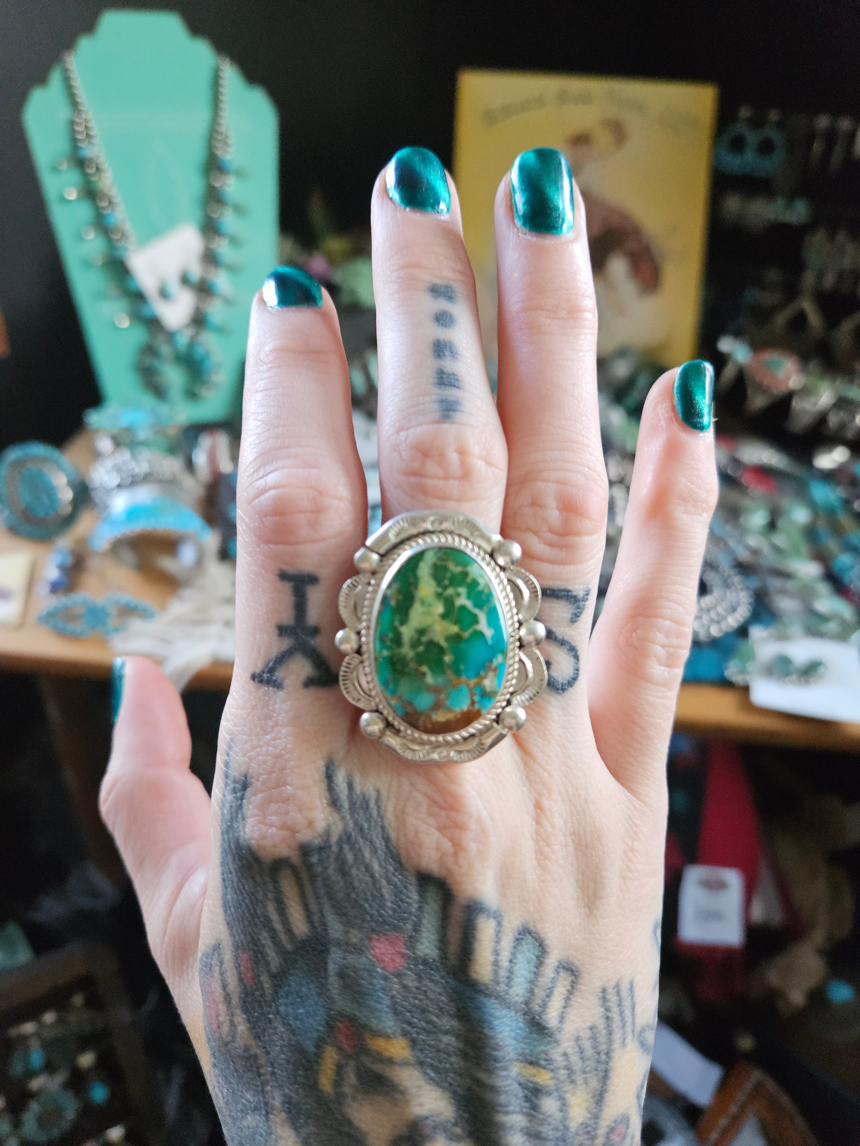 Sonoran Gold Turquoise Ring