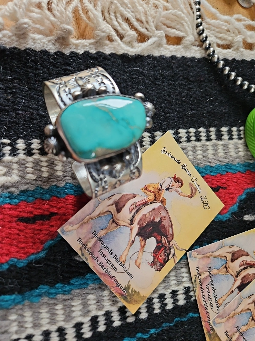 Chimney Butte Emerald Valley Turquoise Statement Cuff SALE