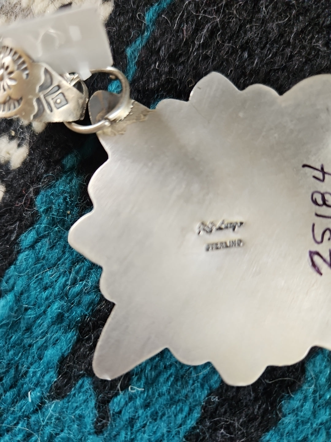 Pink Conch & Golden Hills Big Cluster Pendant