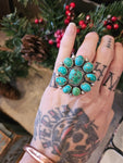 Turquoise Cluster Ring