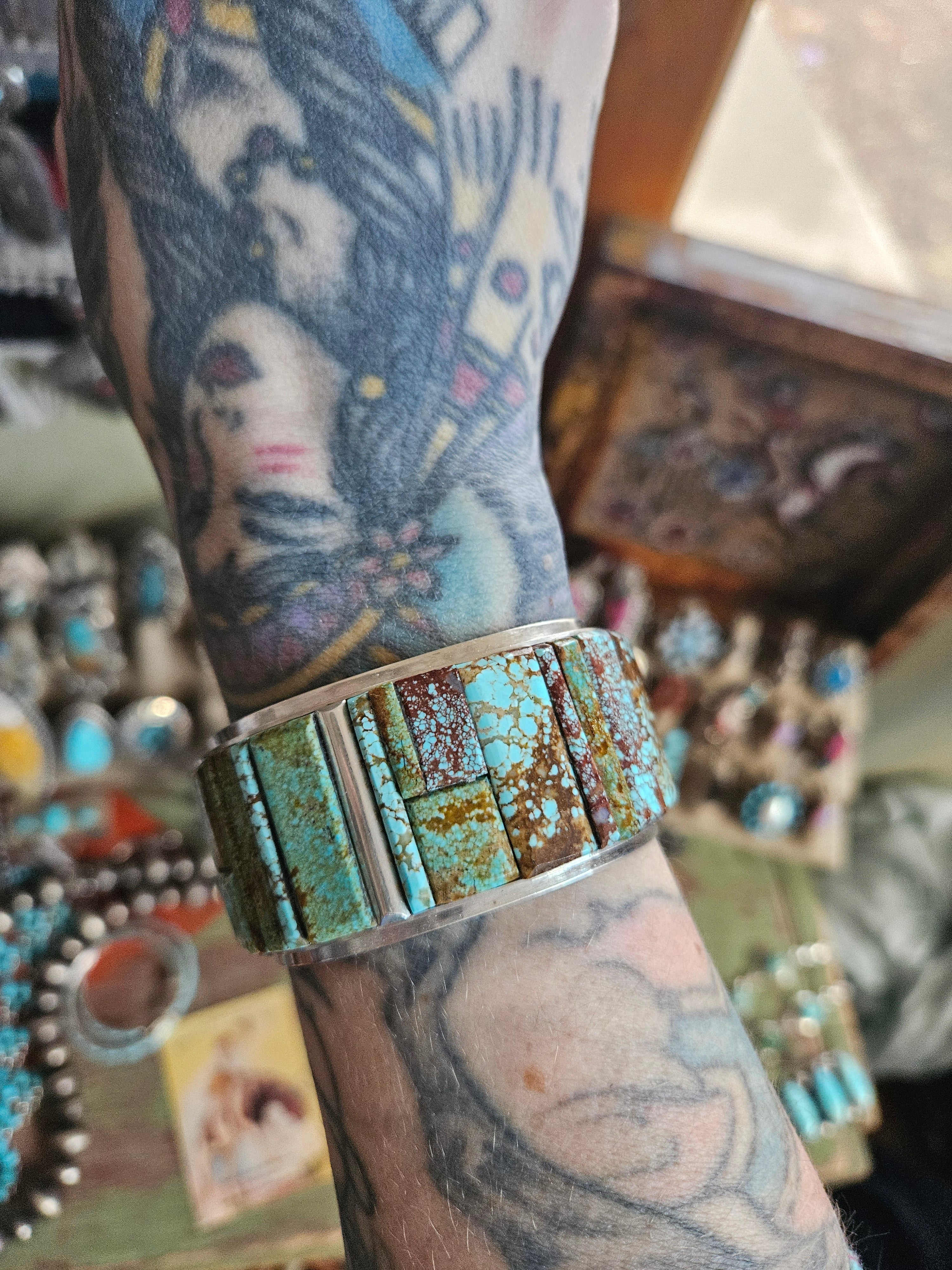 Turquoise Cobblestone Cuff