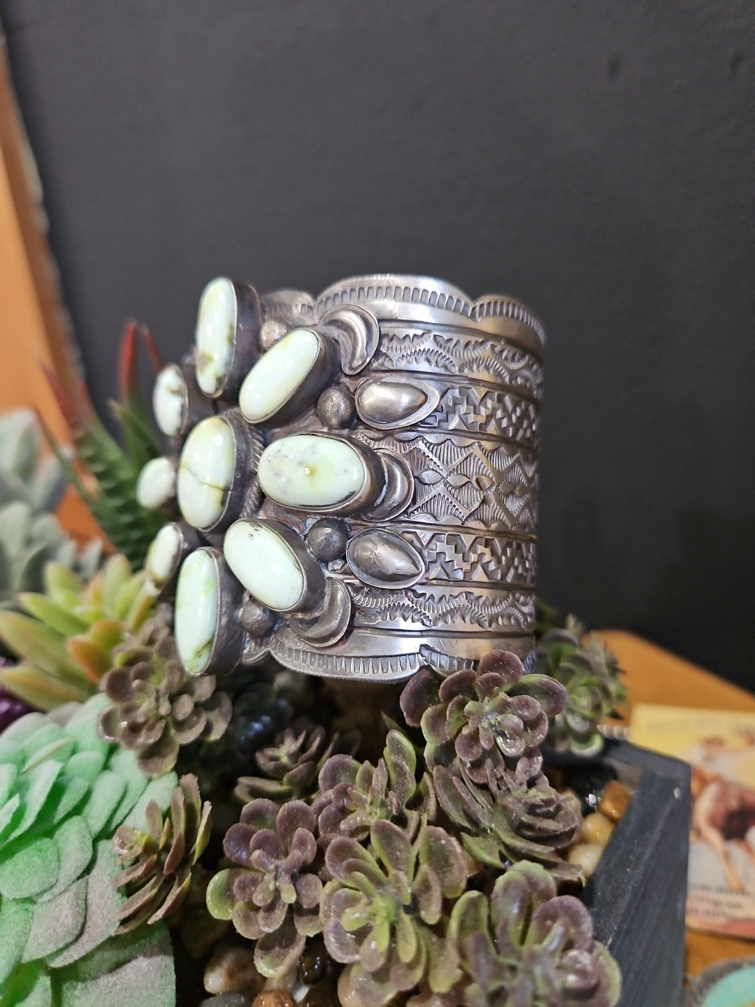 Palomino Turquoise Cluster Statement Cuff SALE