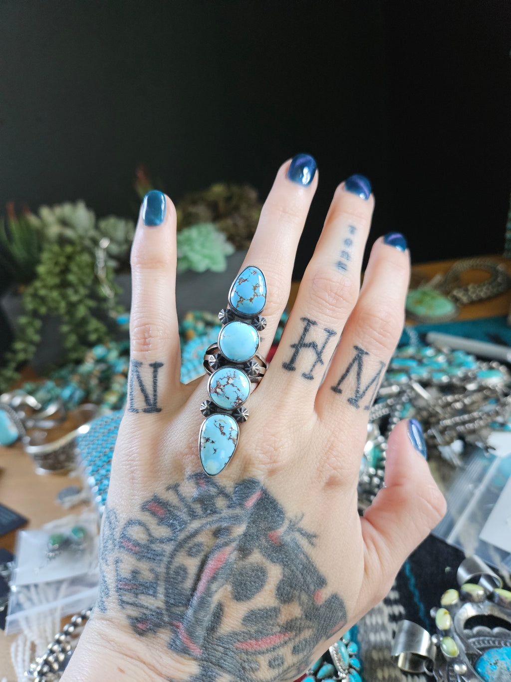 Golden Hills Totem Ring