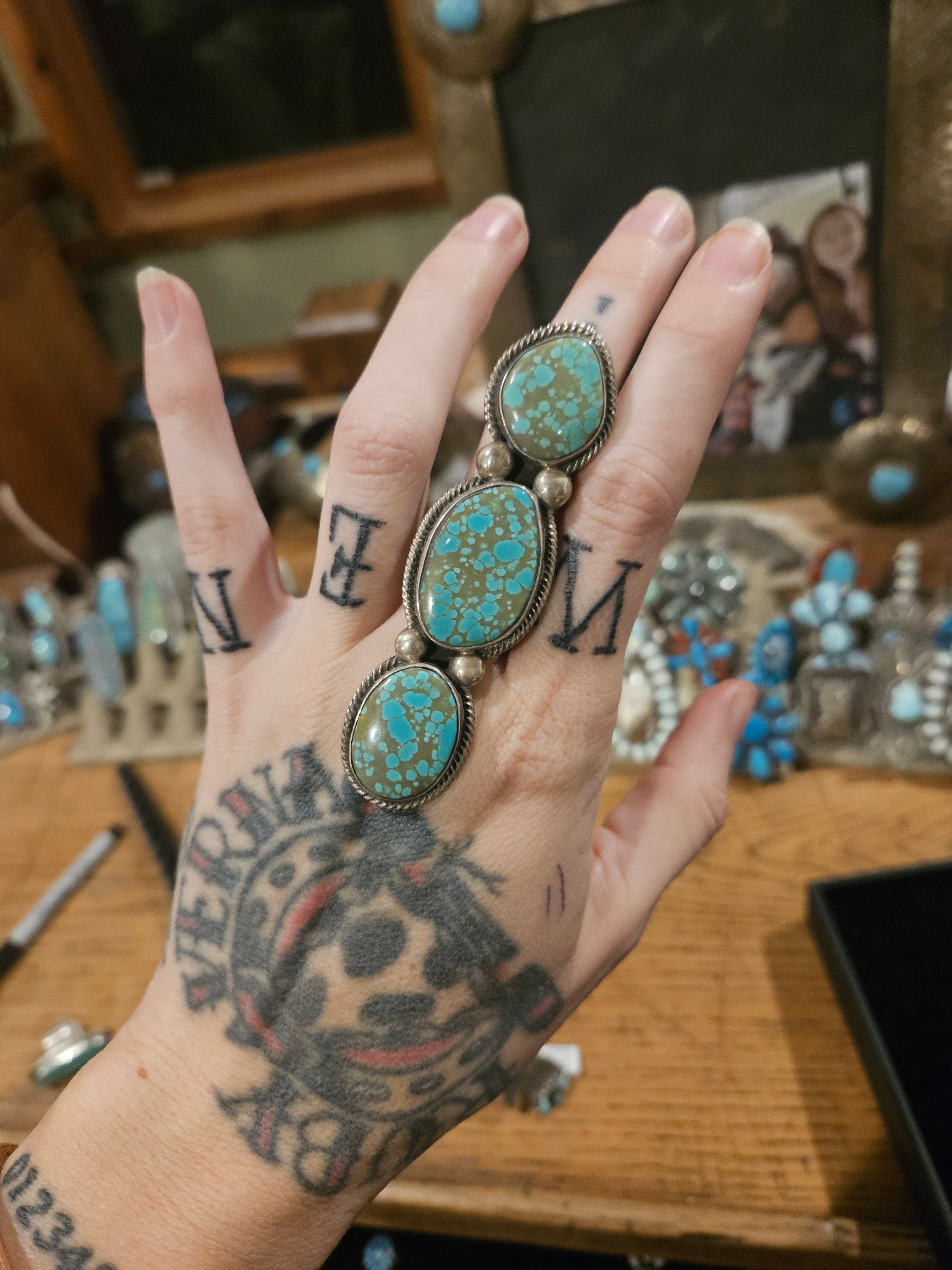 Pilot Mountain Turquoise Statement Ring