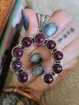 Purple Spiny Oyster Naja Pendant