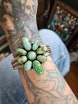 Sonoran Gold Turquoise Cluster Cuff