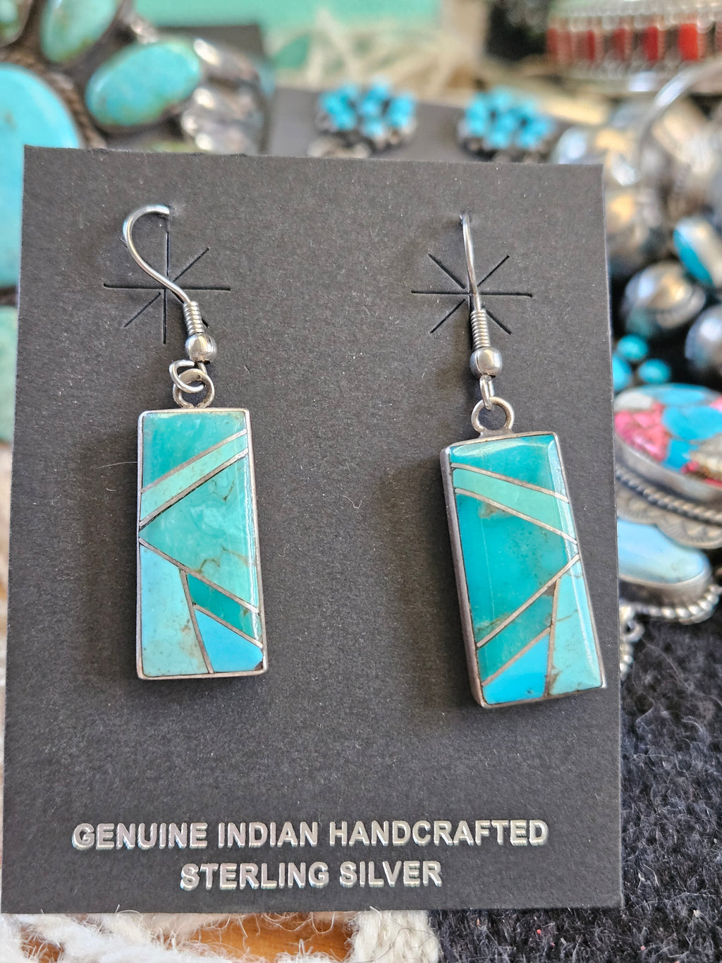 Turquoise Inlay Earrings