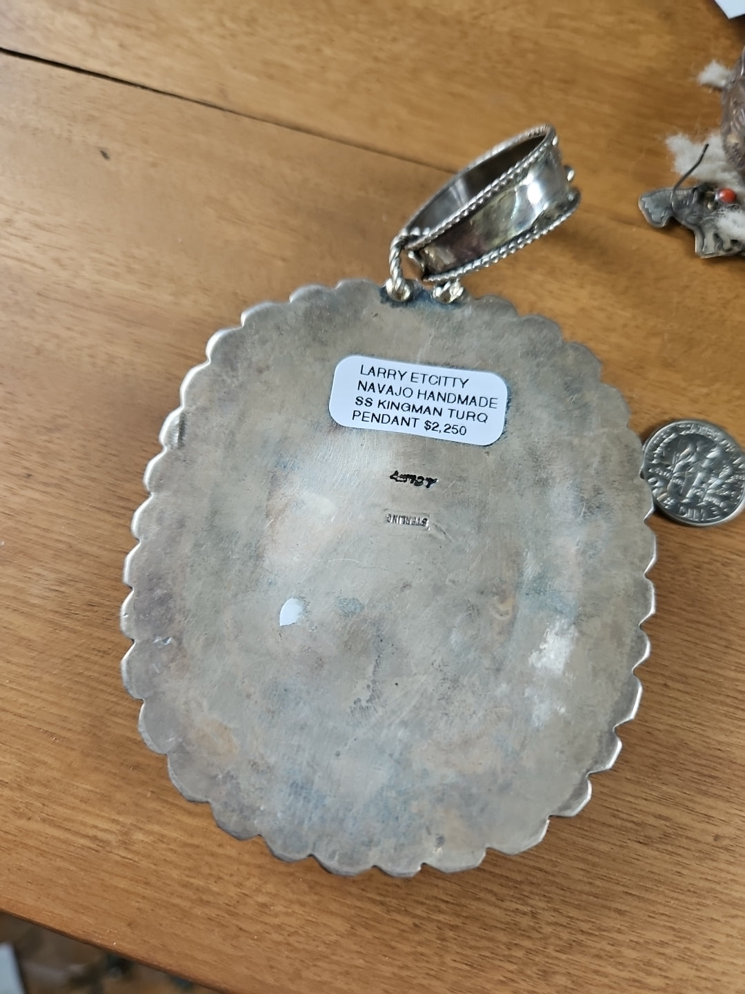 Huge Turquoise Cluster Pendant