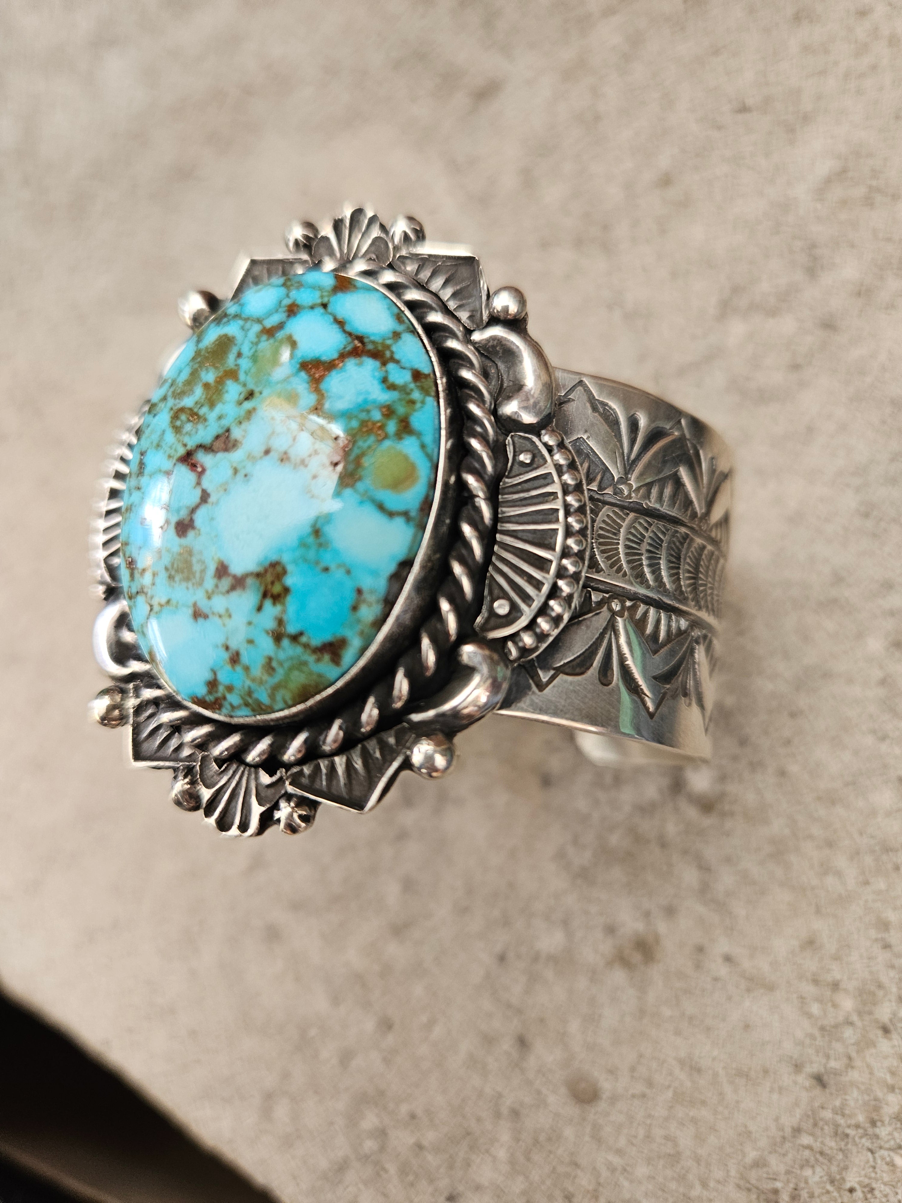 Waterweb Kingman Turquoise Statement Cuff