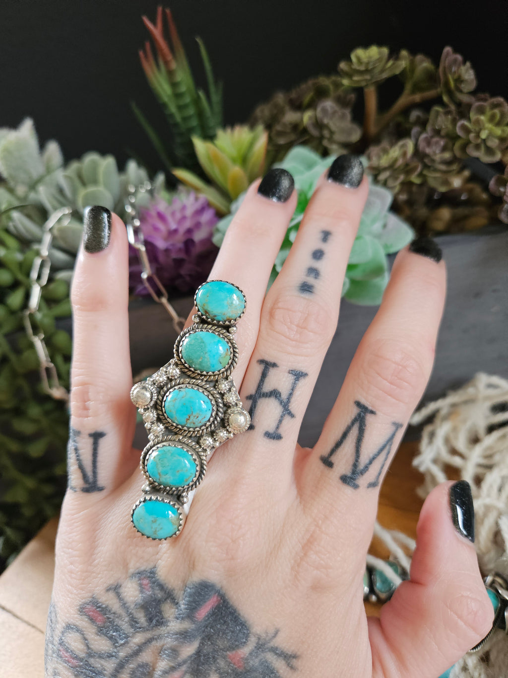 Turquoise Totem Ring
