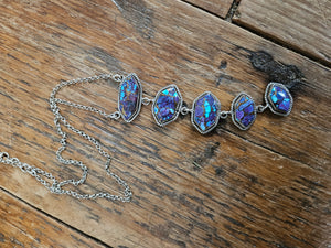 Purple Mojave Lariat Necklace